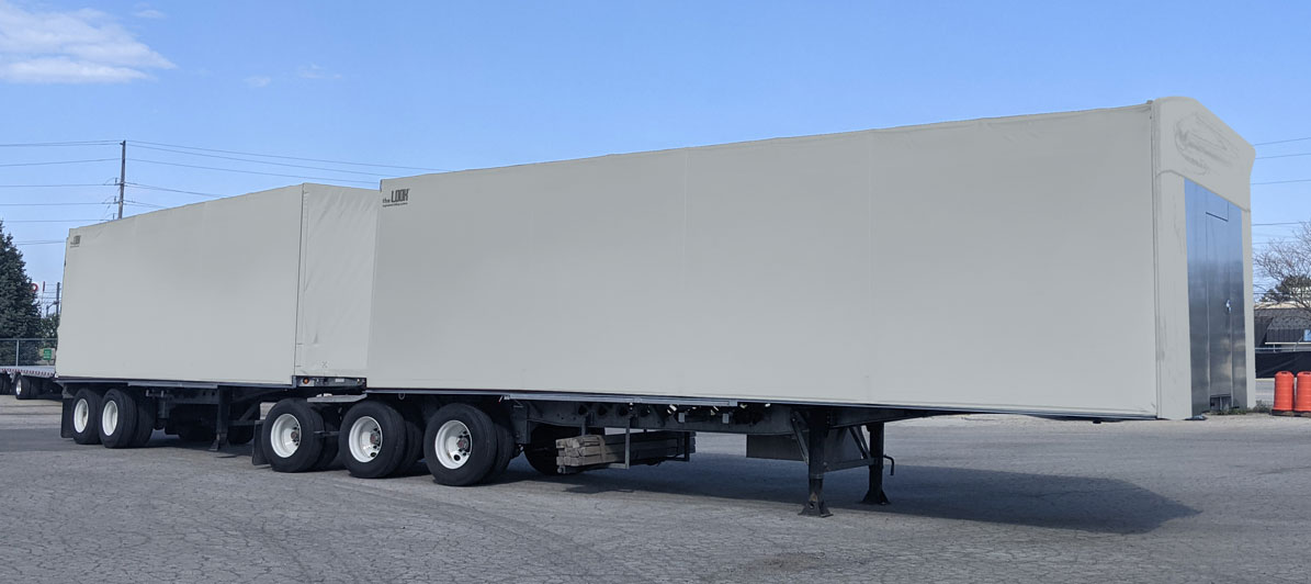 Rolling Tarp for B-Trains with Options the GR8LOOK